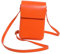 perfeclan Friseur-Scherentasche, Scherentasche aus PU- für Kämme, Clips, Scheren, Scherenhalter, Kamm, Scherentasche für Groomer, Haarstylisten, Orange