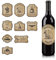 36pcs Halloween Wine Bottle Labels - 9 Styles Vintage Labels Stickers, Waterproof for Soda Cans, Beer Bottle, Laptop, Party Favor