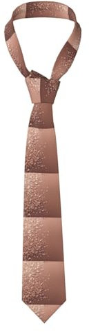 Classic Mens Rose Gold Glitter Neckties Ties Printed Silk New Skinny Solid Strip Paisley Tie