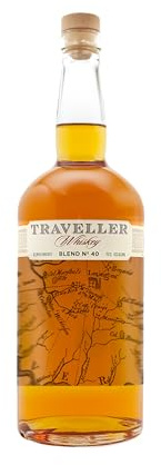 Traveller Whiskey, 70cl, 45% ABV, Buffalo Trace Collaboration, Gift Idea | Blended with Grammy-Award Winner Chris Stapleton, Complex Aroma, Selected Blend No.40, Whisky Gift Idea
