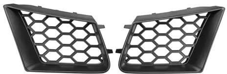 OUSDUO Rejilla De Parachoques Delantera Superior para Seat para Ibiza 6L 2002-2009 6L0853677A01C 6L0 853 676A 01C 6L0853676A01C 1 Par Rejillas Frontales Radiador