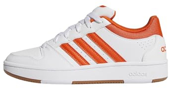adidas Damen Hoops Classic Shoes, FTWR White/Collegiate Orange, 38 2/3 EU