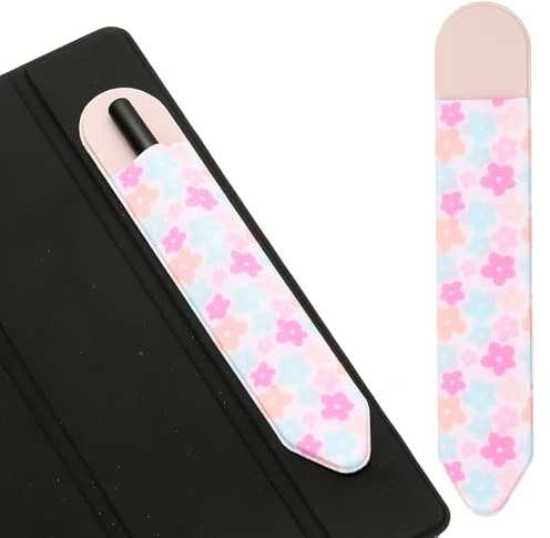 PATIKIL Für Stylus Elastischer Stifteetui Hülle Stiftehalter Tasche Outdoor | Elastische Stiftetasche Zubehör, Klebender, Für Tablet-Hülle Notebook, Blumenmuster, Stiftehalter