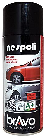 Nespoli Pintura en Spray, Color Gris Llantas, Especial Automóvil, 400 ml, Acabado Profesional