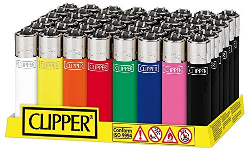 Clipper Large Fantasia METALLIC - Box da 48 Accendini