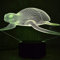 HPBN8 Ltd 3D Schildkröten Lampe USB Power 7 Farben Amazing Optical Illusion 3D wachsen LED Lampe Formen Kinder Schlafzimmer Nacht Licht