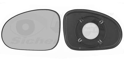 VAN WEZEL Spiegelglas, Außenspiegel 8107831 links, konvex | Kompatibel mit: CHEVROLET MATIZ