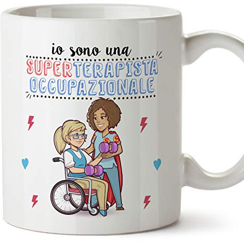 (Tasse in Italienisch) Therapeutin 350 ml