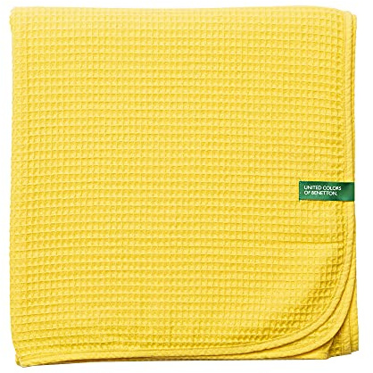 Manta 140X190cm 200GSM 100% algodón marrón tevere Benetton