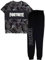 Popgear Fortnite Emotes Camo-Pigiama Lungo Set, Nero, 11-12 Anni Bambini e Ragazzi