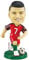 FANwenfeng Fußballspieler Star Kopfschütteln Auto Dekoration Fans Charakter Modell Figurine Ornamente Desktop Ornament für Freund Freundin Student Geschenk (Cristiano Ronaldo)