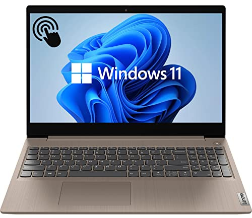 Lenovo Ordinateur portable IdeaPad 3 2022, écran tactile HD antireflet de 15,6, processeur Intel Core i3-1115G4, carte graphique Intel UHD, 8 Go de RAM DDR4, SSD PCIe de 256 Go, webcam, HDMI