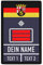 Copytec Rank Patch Feuerwehr Rheinland-Pfalz RLP Dienstgrad mit Namen #39040