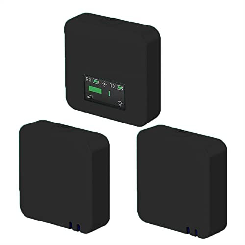 Funda de silicona para micrófono Rode Wireless Go II, funda protectora de micrófono inalámbrico Go Go II (negro)