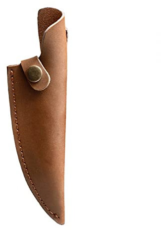 DONGKER Gaine de Couteau en Cuir,5.5''/7.5''/8'' Étui a Couteau Vertical avec Boucle de Ceinture pour Couteau a Lame