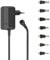Hama Universal Netzteil einstellbar 12V (Ladegerät regelbar, AC Adapter 600mA, 7,2W, max. 12V, inkl. 7 Stecker USB u. DC, Schaltnetzteil für Lautsprecher, Tablet und mehr Haushaltselektronik)