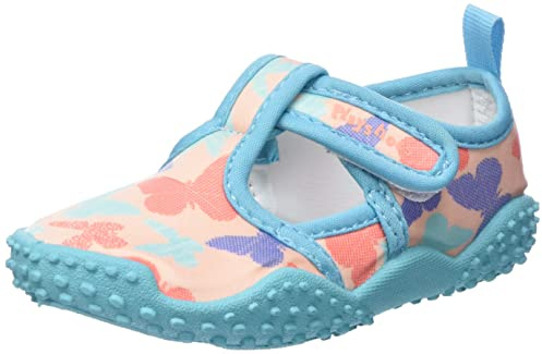 Playshoes Unisex Children's Aqua Shoes, Water Sports Shoes, Butterflies, 7/7.5 UK Child