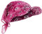 Unbekannt Damen Visor Bandana mit Schirm Haarband Baumwolle Beanie Kopftuch Schal Hüte Sonnenhut Tennis Baseball-Mütze Turban Kopfbedeckung Headwear Kop Wraps Sonnenblende Kappe Hot Rosa