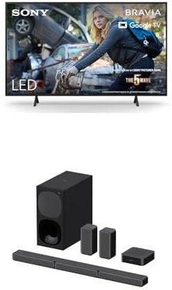 Sony BRAVIA | KD-43X75WL | LED | 4K HDR | Google TV HT-S40R - 5.1.-Kanal-Soundbar, Schwarz
