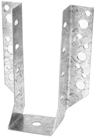TSSS 8 PCS 50 x 138 mm Mini Joist Hangers, Timber to Timber 50mm, Fit for Decking Pergola Garage Joists