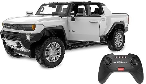 JAMARA Hummer EV 1:16 2,4GHz Tür manuell - 2-Gang, Crab Walk (Krebsgang), Allradlenkung, LED Licht, RC-Auto