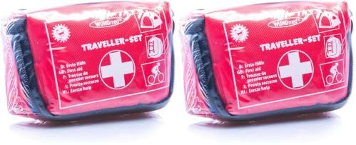 Wundmed Erste Hilfe Set 32-teilig in praktische Etui mit Gürtelschlaufe (Packung mit 2)