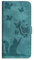 ULMANI für iPhone SE 2022/8/7/6S/6 iPhone SE 2020, geprägtes Schmetterlings- und Katzenlederetui, Geldbörse Flip Case, inneres TPU, Kartensteckplatz, Halterfunktion Handyhülle (4)