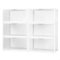 AKTIVE Max Home Cajas de zapatos plástico, Juego de 6 organizadores de almacenamiento, 35x27x18,5 cm, Apilable, Antivuelco, Hasta T.46, Transparente, Caja zapatero plástico, (16553)