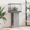 Festnight Aquarium Unterschrank mit Stauraum 60,5 x 36 x 72,5 cm, Aquariumständer für Aquarien, Aquarienschrank Terrarium Schrank (Grau Sonoma)