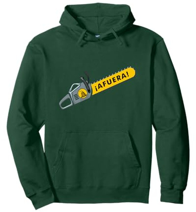 ZEROGOV Libertarian ANCAP Liberty Freedom Hoodie Schwarz S Kettensäge-Design