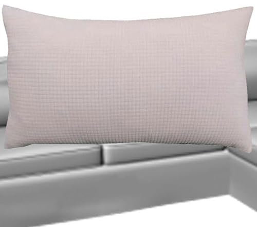 SWJ-swjssb Kissenbezüge 50x70 2er Set Kissenbezug, Sofa Kissenhülle für Dekokissen Cordstoff 40x60, Dekorative Zierkissen -hüllen, Cord Kissen Bezug vielseitig einsetzbar(Jade White,50x70cm Set of 2)