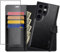 OCASE Galaxy S24 Ultra Hülle(2in1) Leder Stoßfestes Case [Abnehmbare magnetische Hülle] [Kabelloses Laden] [Kartenfach] Handyhülle RFID Schutzhülle Etui Klapphülle 6,8 Zoll Schwarz