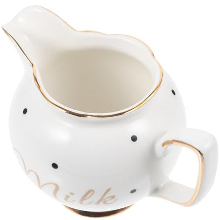 Alipis Botella De Leche Europea Taza De Cerámica Tetera De Leche Jarra De Leche Mini Jarra Decoración De Tetera De Leche Jarra De Inmersión Jarra De Leche Jarra De Crema De Cerámica