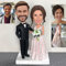 CUSTOMCRrAT Bobblehead-Figur, Personalisierte Benutzerdefinierte Volle, Action-Figur Basierend Auf Ihrem Foto, Individuelle Personalisierte Einzigartige Handgemachte Bobbleheads Figur