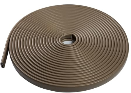 Quest Handlauf PVC 40x8 mm flexibel, rutschfest - Messing, 20 m | Geländerprofil für Treppen, Balkone & Terrassen, sicherer Griff, witterungsbeständig, leicht zu montieren, innen & außen