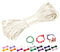 CAMAL 2mm Filo per Braccialetti, Fili Nylon per Braccialetti 20m Filo Nylon Cordoncino per Collane Fai Da Te, Cordino per Braccialetti, Gioiello, Perline, Artigianato (Beige)