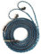 Kbear ST12 Plus 8 Core 4N OFC IEM-Kabel, 2 m lang, versenktes 2-poliges IEM-Kabel, In-Ear-Monitor-Ersatz-Kopfhörerkabel, für KZ ZS10 PRO/ZSN PRO X/CCA CRA Ohrhörer (blau-schwarz, QDC 3,5 mm)