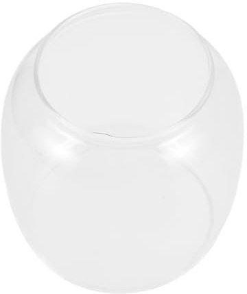 IMIKEYA Öllampenschirm aus Glas Klare Kerosinabdeckung Kugeln für Petroleumlampen Lampenschirm Einer Öllampe Retro lampenschirm Vintage kerzenhalter Kugellampe kleine Öllampe Transparent