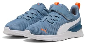 PUMA ANZARUN LITE AC+ PS Sneaker, COOL Blue White-ORANGE GLO, 22 EU
