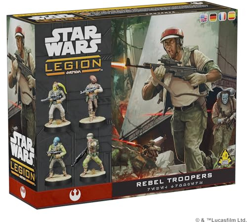 Atomic Mass Games | Star Wars Legion: Rebel Troopers | Miniatures Board Game | Ages 14+ | 2 Players | 90+ Minutes Playing Time | Miniatures Board Game | Ages 14+ | 2 Players | 90+ Minutes Playing Time