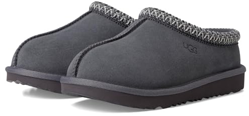 UGG Kinder Tasman II Slipper, Obsidian, 4 Big Kid