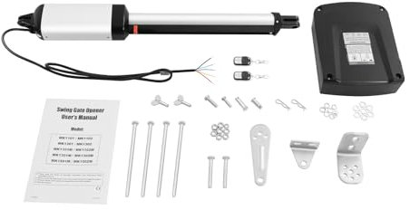 CCAUUB Elektrisches Türöffner-Set, 300 kg, einarmige Fernbedienung, automatischer Türbetreiber, 50 W, 220 V, 60 Hz, Torantrieb, Terrassentür