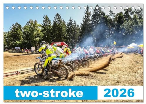 two stroke (Tischkalender 2026 DIN A5 quer), CALVENDO Monatskalender: MX-Kalender 2021 (CALVENDO Sport)