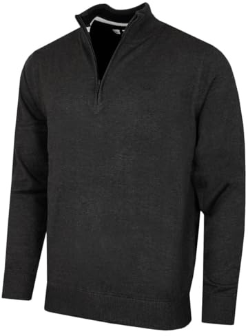 Calvin Klein Mens 2026 Campus 1/2 Zip All Season Easy Care Sweater