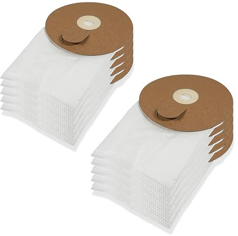 Lot de 10 sacs aspirateur microfibre compatibles Ghibli T1 V2, Wirbel W1 V2, ICA IPC SOTECO YP1/5 Backpack