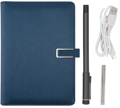 Denash Digitales Notizbuch mit Smart Pen, Bluetooth 5.0 Echtzeit -OCR -Synchronisierung für lOS Android, AI -Zeichnung und Offline -Speicher -Schreibsatz (Tiefes Blau)