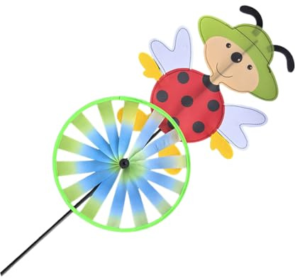 Vogelscheuchen Windmühle für den Innen- und Außenbereich, windbeständiges Design, einfache Bodenmontage, Familienhofkunst, Kinder, Outdoor-Spiel-Windspiel