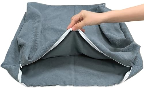 UWOBTN Fodere per Cuscini Divano 60x50 80x50 Copricuscino 90x50 Grande Copricuscini con Cerniera 70x50 Decorativo Copertura Cuscino Lavabile per Camera da Letto Divano(D,60x50x15cm)