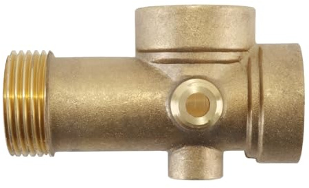 ACOLY Collecteur distributeur 5 voies en laiton, répartiteur 5 ports 1 pouce 1/4 pouce pour pompe à eau, irrigation, réservoir sous pression, système de plomberie de jardin