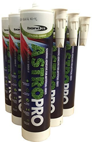 (1 TUBE) Astro Pro Green Seaming adhesive for astro turf 310ml tube - professional elastic hybrid seaming adhesive for artificial grass by Astro Pro
